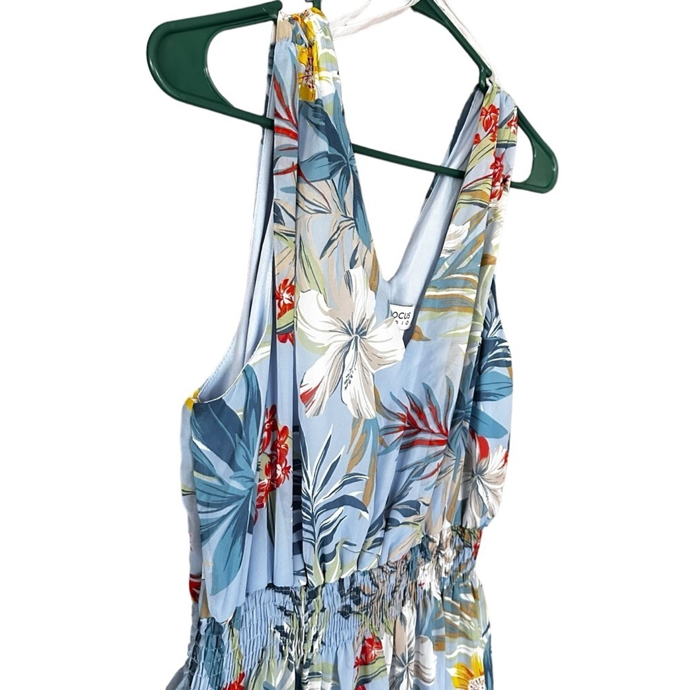 5 for $40 SALE!
EnFocus Studio tropical print, v neck, sheer dress 1/3 lined 12 - Picture 6 of 9